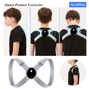 AccuWay anti hunchback belt Back Posture Corrector Smart Vibration Reminder Inductive Design for Adults and Kids Back Support Belt Corset Orthopedic Brace Correct to Improve Posture