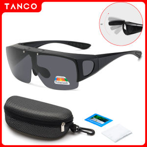 TANCO 2025 แว่นตากันแดดโพลาไรซ์แบบพับได้สำหรับผู้ชายและผู้หญิงแว่นกันแดดโค้งโอเวอร์ไซซ์ป้องกันแสงสะท้อนป้องกันแสงโครเมี่ยมสวมใส่พร้อม NO.2027D แว่นตาอ่านหนังสือ