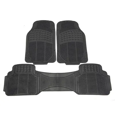 Heavy Duty Premium Universal Car Floor Guard Mats Mattings Rubber Car Floor Matting Black
