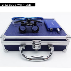 Ultralight Dental Loupes Surgery Magnifier glasses Lab Medical Loupes Magnification Binocular 2.5/3.5X Headlight LED Headlamp