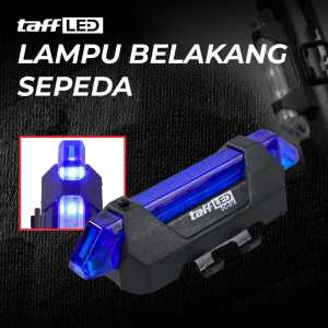 READY Lampu LED Sepeda Depan Super Terang Senter 350 Lumens Bike Light 2000mAh Waterproof USB Charge