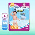 Tã Quần Bobby Size L 68 Miếng , Cho Bé 9-13kg, Siêu Thấm, Thoáng Mát, Mềm Mại Cho - Tã Quần Sơ Sinh, Bỉm Dán Bobby, Bỉm Quần Bobby, Tả Dán, Ta Bim Quan Bobby, Tã Sơ Sinh, Bỉm Quầm,Tả bobby, bỉm bobby,Quần bobby - Ta Quan Bobby Size L. 