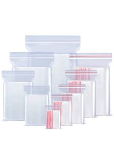 Plastic Zipper Bag 100pcs plastic Zip Lock Bag Transparent Plastic Bag Packaging Bag Packing