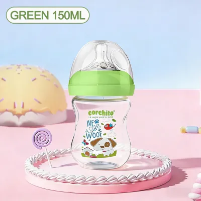 260ml/330ml Baby Bottle Simple Printed Baby Baby Bottle Petal Pacifier Curved Shock-resistant Easy-to-Grip Clear Scale Scientific Feeding Optional Pink/White/Blue Tricolor Food Grade PP Material Shock-Resistant High Temperature Resistant BPA Resista