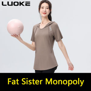 LUOKR เสื้อสเวตเตอร์มีฮู้ดสำหรับผู้หญิงเสื้อแจ็กเก็ตกีฬาแบบลำลองแห้งเร็วทรงหลวมสำหรับฤดูใบไม้ร่วงและฤดูหนาว