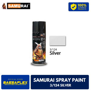 SAMURAI SPRAY PAINT 3/124 SILVER 400ML QR- 9329089