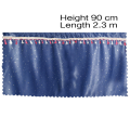 3 Pieces Truck Limited Tasel Curtain Windshield To Door Truck Curtains Backset W/Tusse For Truc. 