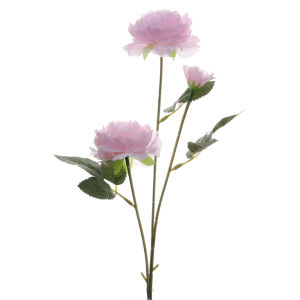 60cm 3 Heads Artificial Peony Flower Long Stem Silk Rose Fake Flowers For Wedding Decoration Diy Craft Christmas Home Table Decor