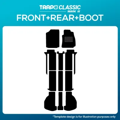 Trapo Car Mat for Toyota Sienta with Console Box (2015-2021)