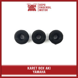 Karet Box Aki YAMAHA BULAT (PSP) ISI 3 - Karet Tempong Kempol Dup Body Tutup Accu Yamaha Jupiter