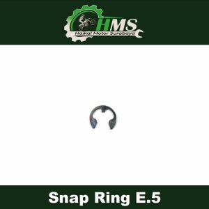 Snap Ring E5 (Harga Per 1 PCS) - Kancingan Kancing Circlip Klip Pengunci Jepit Capitan Kampas Ganda
