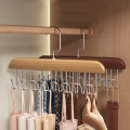 Bra Hanger Vest Organizer Multi-functional Solid wood Hanger Space Saving Holder. 