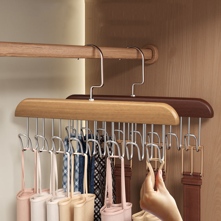 Bra%20Hanger%20Vest%20Organizer%20Multi-functional%20Solid%20wood%20Hanger%20Space%20Saving%20Holder%20-%20Image%204
