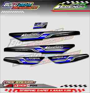 STRIPING VARIASI ASTREA HONDA GRAND / STICKER LIST MOTOR HONDA ASTREA GRAND