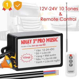 【COD + Local Seller】Car Horn Controller Electric Horn Speaker Sound Control Unit with 8/10/12 Sound Effects/Volume Switching for Car Truck Marine Boat