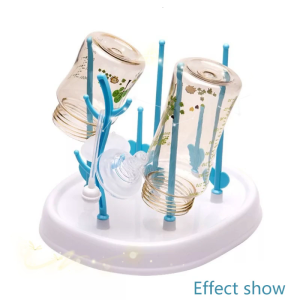 Baby Bottle Drying Rack Newborn Feeding Bottle Cleaning Dryer Drainer Storage Nipple Shelf Pacifier Feeding Cup Holder