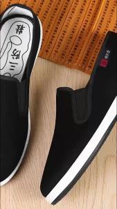 MenS Cloth Shoes With Multi-Layer Soles Breathable And Anti-Slip Wear-Resistant Low-Top Work Shoes Driving Shoes