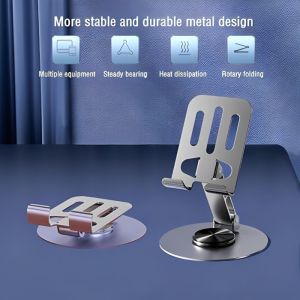 COD - HOLDER BESI PHONE & TABLET Rotasi 360 derajat BAHAN Metal Aluminium