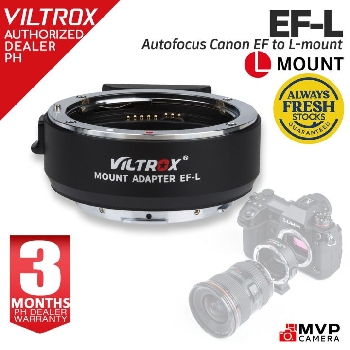 AUTHORIZED PH] Viltrox EF-L Lens Mount Adapter for Canon EF or EF