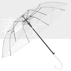 (Ship in 24hrs)AMBRELLA Umbrella lightweight transparent mini umbrella automatic Big Size Windproof Strong long handle 8 rib holder  Umbrella