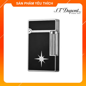 Hộp Quẹt Bật Lửa Dupont Gas Đá D67T Họa Tiết Sơn Mài Hoa Văn Tia Sáng Đẹp Độc Lạ - Dùng Gas Đá Cao Cấp
