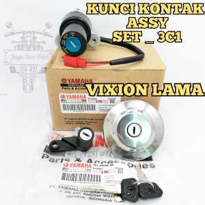 KUNCI KONTAK ASSY YAMAHA VIXION OLD/LAMA KODE 3C1 KUALITAS ASLI YAMAHA YGP KUNCI VIXION KONTOK VIXION LAMA