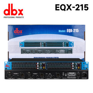 DBX EQX215 Professional equalizer with independent subwoofer output level performance professional equalizer