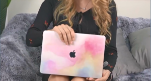 Floral Flower Case for New MacBook Air Pro 13 11 Inch Model A1932 A2179 A2337 A2338 M1 Chip with Touch ID 2018 2019 2020 2021 Lightweight Soft Touch Hard Laptop Skin Cover Accessories Set Protective Shell Keyboard Keypad Cover