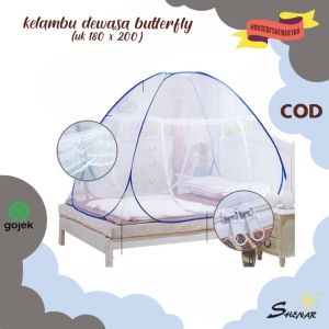 KELAMBU PORTABLE ANTI NYAMUK !! BISA COD/ KELAMBU DEWASA/ KELAMBU KAMAR/KELAMBU TEMPAT TIDUR ANTI NYAMUK/ KELAMBU ANTI NYAMUK (KELAMBU 180 x 200) SHENAR
