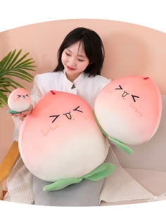 Gấu bông gối ôm trái đào đáng yêu mềm mịn (10cm---45cm) hàng xịn cao cấp loại 1 vải miniso mềm mịn an toàn