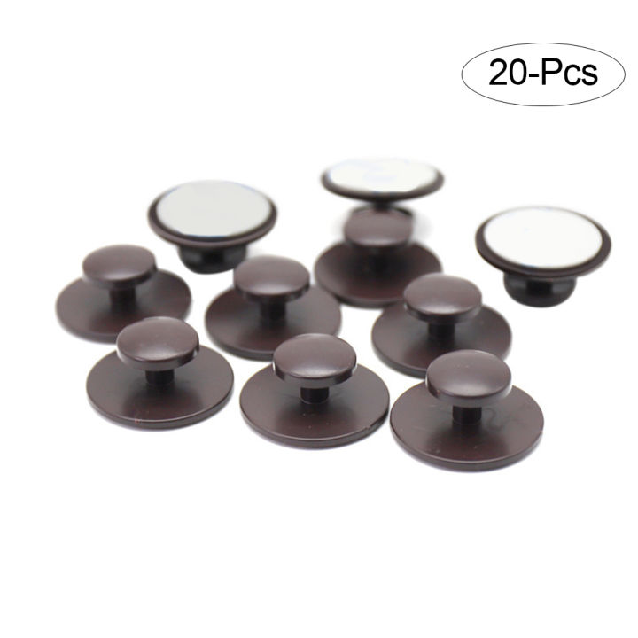 【ZNBY】10 Pcs SelfStick Drawer Knobs Instant Drawer Mini Handle