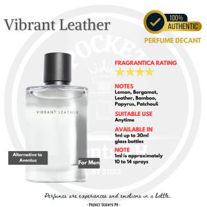 Vibrant Leather - 1ml to 30ml - [PERFUMEDECANT]