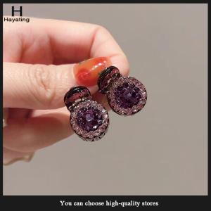 Hayating 2 4pcs Mini Round Rhinestone Hair Claw Retro Zircon Women Girls Claw Clip Small Hairpins Hair Crabs Girls Hair Accessories 