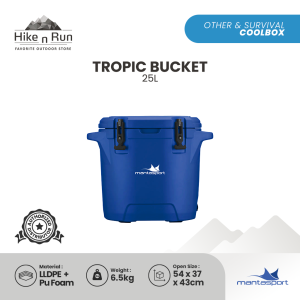 Mantasport Tropic Bucket 25L Cooler Camping Rotomold