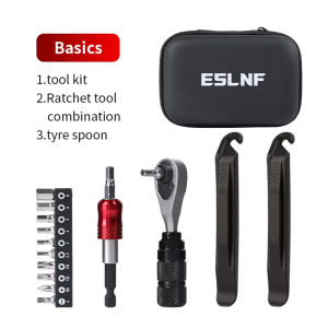Bộ dụng cụ sửa xe đa năng cờ lê có bánh răng que tháo lốp bơm khí mini phụ kiện xe đạp tiện mang