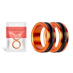 2 gói kim loại được gia cố kết nối đường dây loại nặng dây câu hướng dẫn vòng trong chuyến đi câu cá