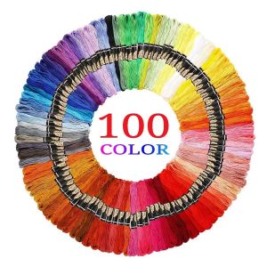 Bracelet String 50/100 Skeins Embroidery Floss Cross Stitch Embroidery Thread Cotton Thread Floss Bracelet Yarn Craft Floss