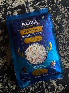 Beras Basmati ALIZA BRIYANI XXXL Kemasan 1kg asli Basmati Rice - Berkah Karya Utama