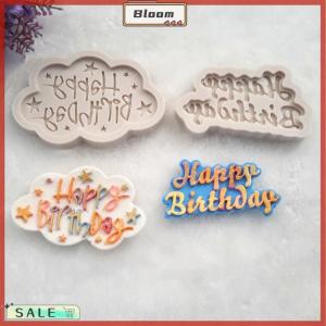 Follow Get New[Bloom Z] Beautiful Happy Birthday Shape Lace Cake Mold Cake Decor Pendant Jewelry Tools