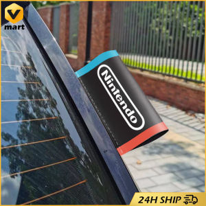 Car Universal Washing Labels Water Mark Door Tag Stickers Decal Decorative Team NINTENDO Logo Warning Stickers Accessories Washed Mark Stick Label Car Logo Decorative Bumper Stickers Creative Exterior Sticker Waterproof Reflective Sticker