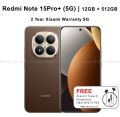 Redmi Note 15Pro+ 5G12GB | 512GB | NFC | Support eSim | 6500mah| 2 Year Xiaomi Warranty. 