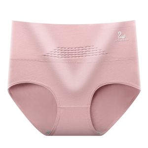 Maniyun กางเกงเอวสูงผู้หญิงระบายอากาศได้สบายผ้าฝ้าย100% กางเกงยกก้นชุดชั้นใน