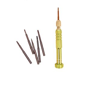 QUESU 5 trong 1 Đối với điện thoại di động đồng hồ Sunglass Mini Cầm tay Sửa mắt kính Độ chính xác Bộ tuốc nơ vít Bộ dụng cụ sửa chữa Phụ kiện sửa chữa Từ tính