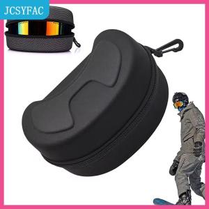 JCSYFAC Trượt tuyết Snowboard kính hộp cứng EVA di động bảo vệ Mang trường hợp chống nước chống sốc vỏ trượt tuyết phụ kiện
