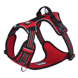 HamshMoc Dog Harness Strong Adjustable Pet Harness Reflective With Durable Buckle For Puppy Dogs Waking Training