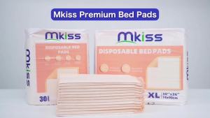 แผ่นรองเตียง MKISS แบบใช้แล้วทิ้ง ขนาด 30" x 36" [30 ชิ้น] แผ่นรองซับน้ำหนักมากสำหรับผู้ใหญ่ที่มีปัญหาการกลั้นปัสสาวะ แผ่นรองขนาด XL กันรั่ว แผ่นฝึกฉี่สำหรับลูกสุนัขขนาดใหญ่พิเศษ แผ่นเปลี่ยนผ้าอ้อมกันน้ำ