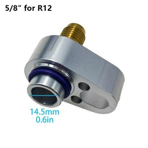 OKKFINE 1Pcs Metal Leak Detection Plug R134/R12 3/8" 1/2" 5/8" 3/4" Condenser Plug Durable Air Conditioning Leakage Plug for Air-conditioning Compressor Pump