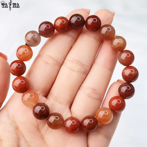 [XẢ KHO GIẢM SÂU] Vòng tay đá thạch anh cam đỏ 10mm 3A - hợp mệnh Hỏa Thổ