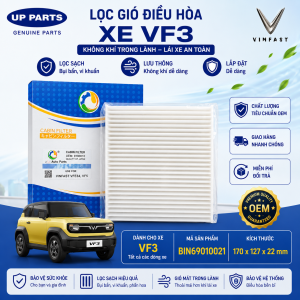 Lọc gió điều hòa Cabin VinFast VF3 VFe34 VF5 VF6 VF7 VF8 VF9 Fadil - OEM Chất Lượng Cao Khử Mùi Lọc Bụi Mịn