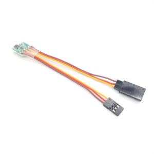 PENGQ 5V~6V 3.6V~24V V-Tail Airplane Parts Futaba Aeroplane Supplies for Rc Servo Signal Inverter Reverse Steering Gear Servo Signal Reverser Reverse The Signal